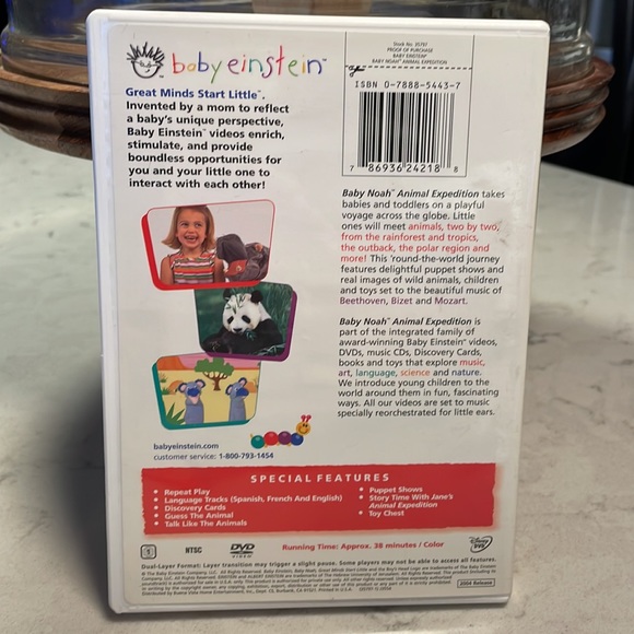 Baby Einstein DVD Baby Noah Animal Expedition. - Picture 2 of 4
